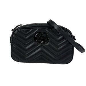 Gucci GG Marmont Small Camera Monochrome Crossbody Bag